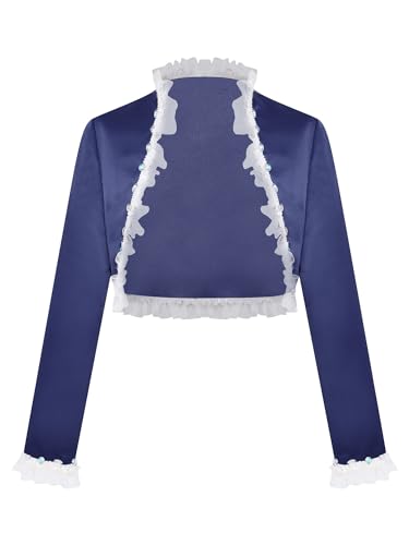 Girls Satin Long Sleeve Bolero Shiny Rhinestone Kids Shrug Dress Coat for Special Occasion