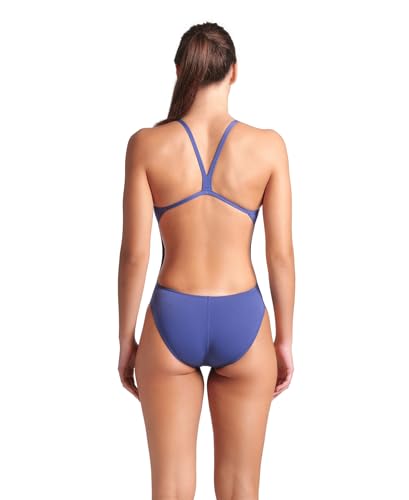 Image of Arena Women's Solid Team Swimsuit Challenge Back MaxLife Open Back Bathing Suit Athletic Swimwear