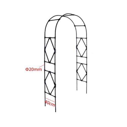 Arche de jardin en métal anti-rouille pour fixer plantes grimpantes