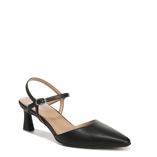 Naturalizer Women's Tara Pointed Toe Kitten Heel Ankle Strap Pump