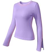OQQ Women‘s Shirts Crew Neck Long Sleeve Sexy Cuff Zipper Tops Color Collision Fitted Tee Shirts
