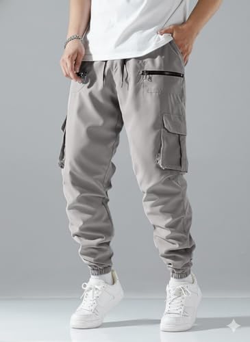 Image of INKKR Men Cargo || Men Zipper Cargo Pants Cotton ||