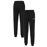 Antigua Men's Black Los Angeles Chargers Idol Jogger Pants