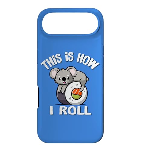 Funny Mens Womens Kids Cute How I Roll Sushi Koala Lover �X�}�z�P�[�X iPhone Air �p