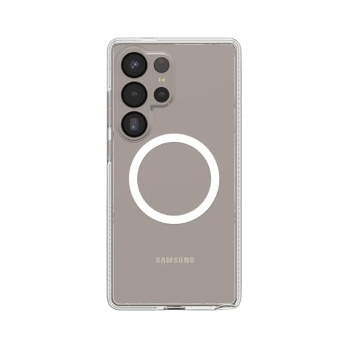ZAGG Crystal Palace Snap Samsung Galaxy S25 Ultra Case - Crystal Clear, 13ft Drop Protection, Anti-Yellowing, Graphene R