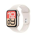 Apple Watch SE 3 [GPS 40mm] Smartwatch with Starlight Case with Starlight Sport Band. Fitness and Sleep Trackers, Heart Rate Monitor, Always-On Display, Water-Resistant