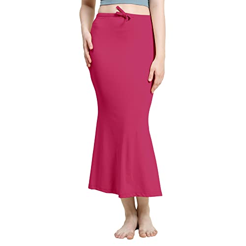 Image of Amazon Brand - Anarva Women Cotton Blended Saree Shapewear Regular Petticoat Skirt For Saree