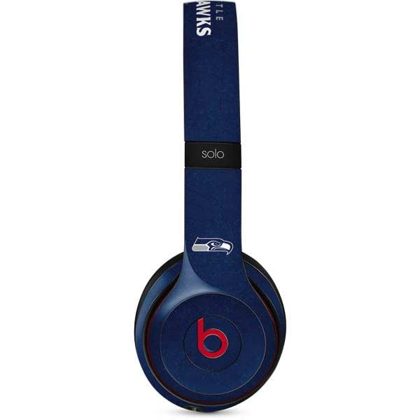 Skinit Decal Audio Skin Compatible with Beats Solo 3 Wireless - Officially Licensed NFL Seattle Seahawks Distressed Design