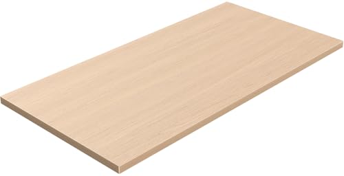 SSWOOD Universal Solid One-Piece Wood Table Top, 72"x36"x1" Workbench Top - Rectangular Particle Board for Standing Desk, Home Office Desk Countertop DlY, Washer Dryer, Coffee, Bar Tabletop