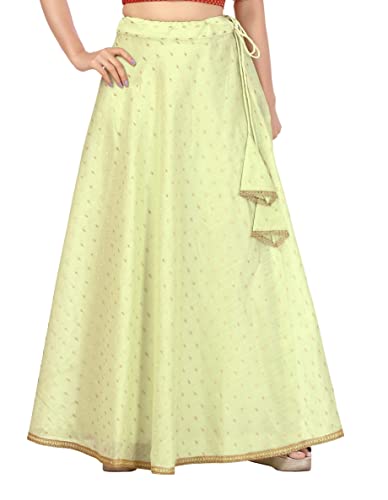 Image of Studio Shringaar Women's Polyester Maxi Skirt
