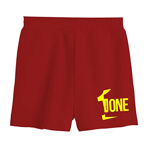 Image of minicult Cotton Shorts in All Over Print for Boys and Girls(Pack of 5)(Blue)(Mix Prints)
