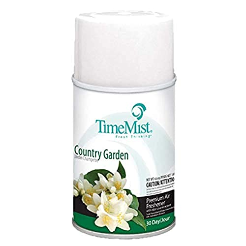 Timemist 1042786 Metered Frangrance Dispenser Refills, Country Garden Active Air Freshener, 7 Oz (Case Of 12) #TOP2
