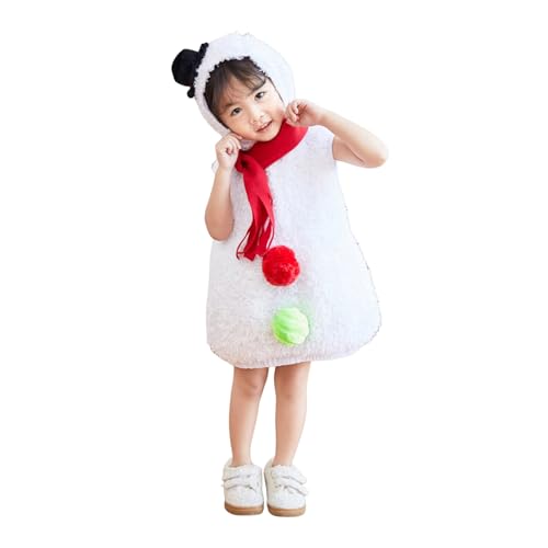 Generico Costume Pupazzo di Neve Bambino - Vestito Neonato per
