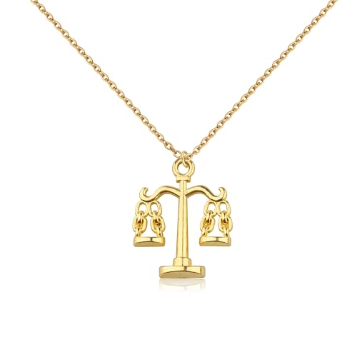 UJIMS Lawyer Gifts for Women Scales of Justice Necklace Law Student Graduation Gift Future Lawyer Gift