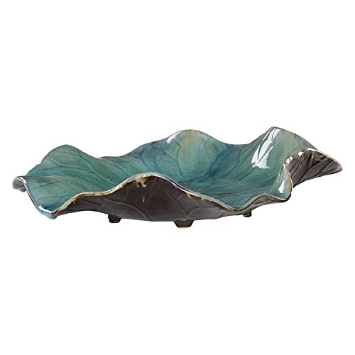 Uttermost Abella Sea Blue 3-Piece Ceramic Flower Set - Image 6