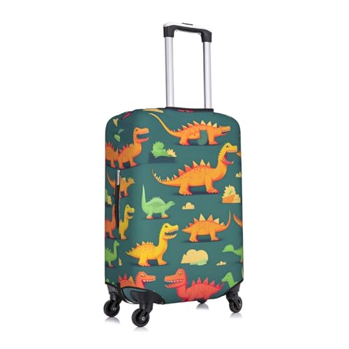 Many Small Dinosaur Print Luggage Suitcase Cover Protector Luggage Washable Covers With Concealed Zipper3