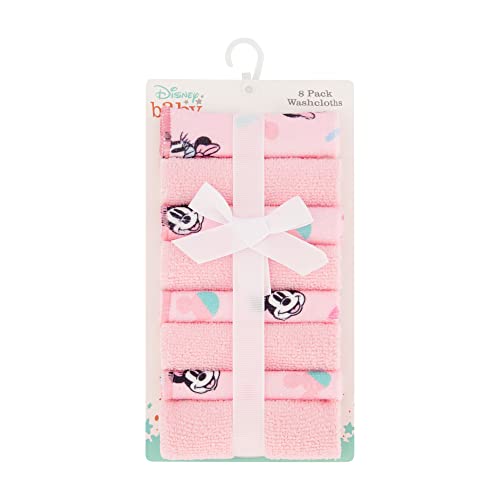 Image of Cudlie Disney Baby Washcloths with Nursery Characters | 8 Pack of Kids Washcloths for Bath | Baby Shower Gifts and Baby Stuff for Newborns