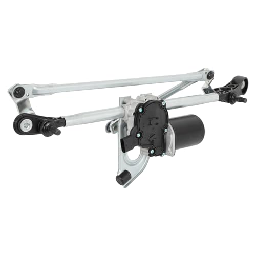 Image of cciyu Front Wiper Motor With Linkage Assy Compatibility with 2013-2018 For For 320i,2017-2020 For For 440i xDrive,2015-2020 For For M4 OE: 61617260488 4 Pins