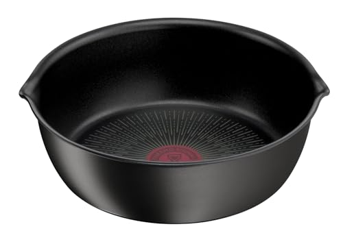 Tefal Ingenio Poêle profonde 26 cm, Induction, Revêtement antiadhésif, Indicateur de démarrage de cuisson, Empilable, Compatible lave-vaisselle, Fabriqué...