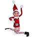 Toyland® Elves Behavin Badly 12 Inch Girl Elf Bend & Pose Soft Toy with Long Legs, Soft Body & Vinyl Head - Christmas Novelty Toys