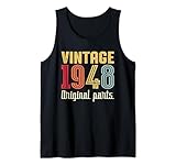 Photo Gallery vintage 1948 parti originali 1948 compleanno canotta Photo Gallery vintage 1948 parti originali 1948 compleanno canotta