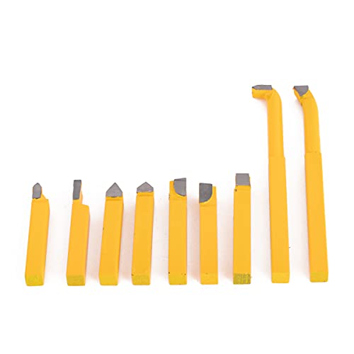 Herramientas para torno de madera con punta de carburo (set 9 piezas) miniatura 2