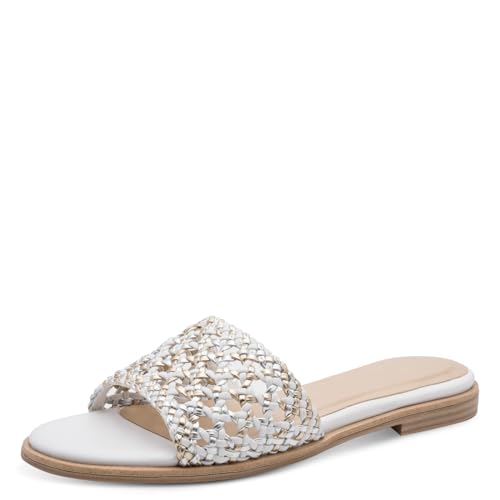 Marco Tozzi sandale femme blanc comb pointure 38 avec technologie feel me