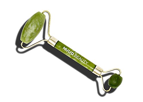 Jade Roller Facial Massager - Firm and Even Skin, Reduce Puffiness, Promote Circulation and Healthy Glow with 100% Natural Jade Chi Roller
