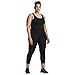 Under Armour Womens Motion Tank Top, (001) Black / / Jet Gray, X-Large