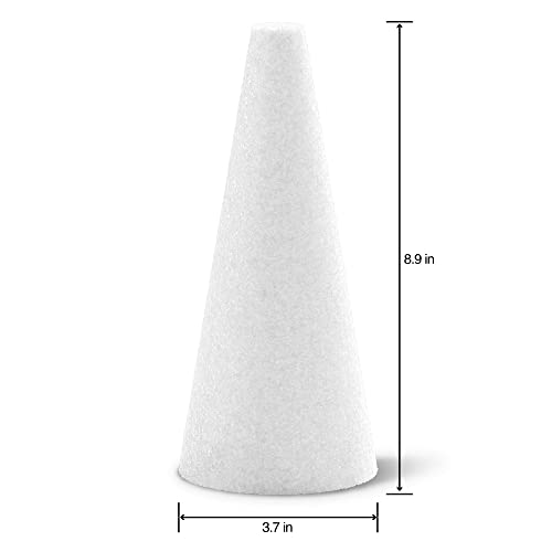 26 Pack: Floracraft® Craftfōm Cone White, 3.7”; X 8.9”; #TOP3