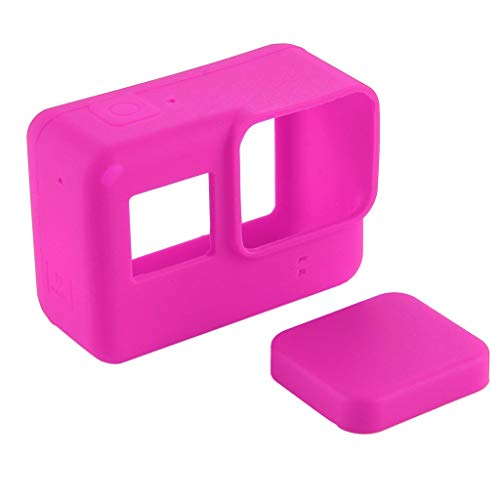 Shan-S for Go Pro HERO7 /6/5 Silicone Protective Case,Soft Dustproof Camera Protective Case