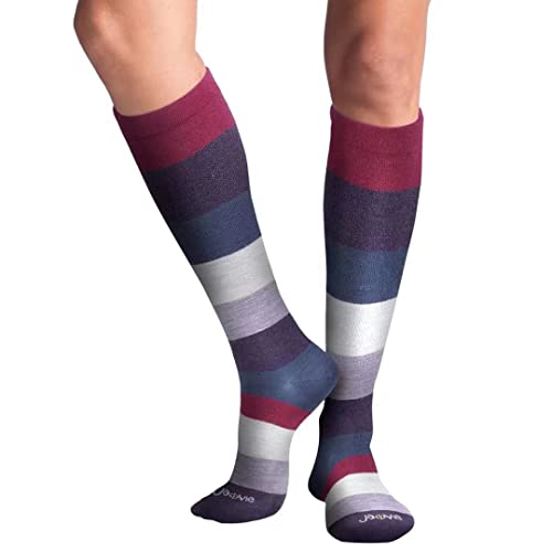 Image of ja vie Women & Men Comfy 75% Merino Wool Compression Socks 15-20mmHg Extra Soft