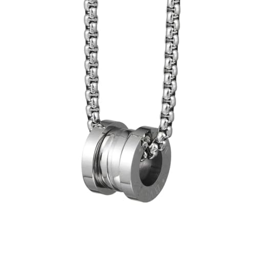 Collier pendentif argenté style urbain pour sublimer vos tenues quotidiennes