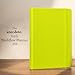 Anecdote 2026 Planner: 52 Week Daily Planner, Yearly, Monthly & Weekly Workflow for Planning Your Success – Vegan Leather Hardcover, Start Anytime & Achieve your Goals - Neon Yellow