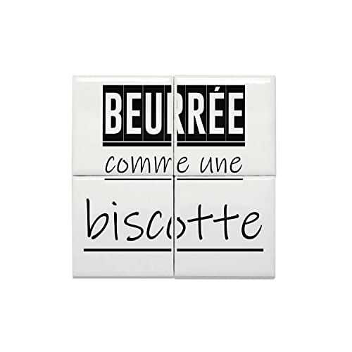 Carreaux céramique décoratif idée cadeau pendaison de crémaillère humour pour cuisine rétro