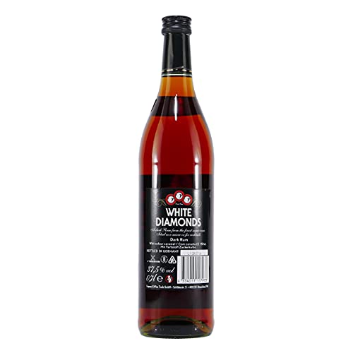 WHITE DIAMONDS DARK RUM mit Geschenk-Holzkiste – Bild 3