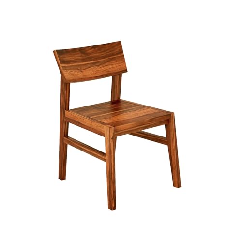Image of AS Arts Sheesham Wood Dining Table Set of 4 | Round Dining Set of 4 Seater Wooden | Solid Wood Dining Set with Chairs | Honey Finish