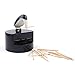 RSVP International Willie Woodpicker Toothpick Holder, Woodpecker, 100 Count,Plastic, Black & White