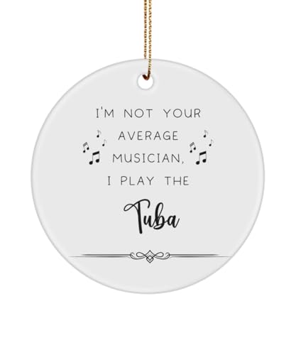 Tuba Coffee Ornament, Gifts for Best Musician Ever, Gift for Tuba Player, Christmas, Birthday, Event Keepsake