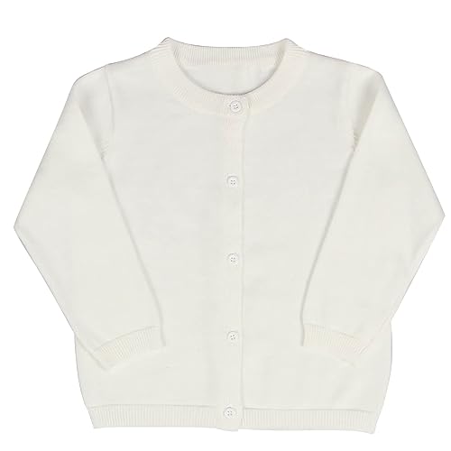 Toddler Girl Button Down Cardigan Sweaters Baby Boys Casual Cute Long Sleeve Sweaters Solid Color Crewneck Coat