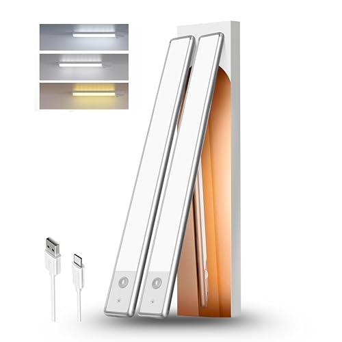 COLLINETS 7" LED Cabinet Light with Motion & Light Sensor,