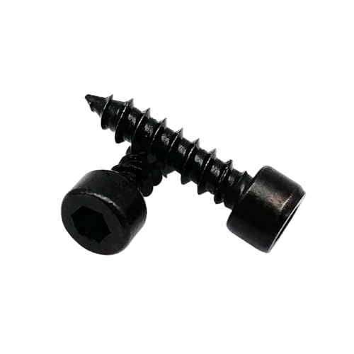 QRSGFGYY 10/50X M2 M2.6 M3 M3.5 M4 M5 M6 304 �X�e�����X�|�u���b�N�J�[�{���|�Z�p�Z�p�\�P�b�g�L���b�v�w�b�h�ؐ��Z���t�^�b�s���O�l�W(Black steel,20MM_50PCS M3)