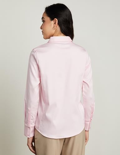 Image of Symbol Premium Women's Cotton Stretch Formal Shirt | Full Sleeve Button-Down | Regular Fit | Office-Wear | Desk-to-Dinner (Available in Plus Sizes)