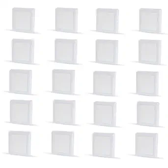 DMAK Multi Traders Aluminium Led Square Ceiling Surface Panel Light Color-White (22 Watt, Pack Of 20)