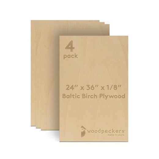 Baltic Birch Plywood Craft Sheets Set