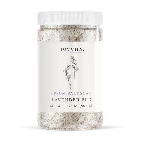 Jovvily Lavender Epsom Salt Soak Cover