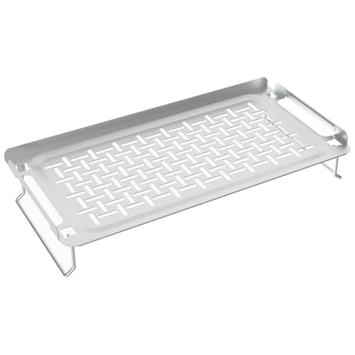 Image of Griddle Warming Rack for Blackstone, Stainless Steel Grill Warming Rack for Weber Genesis Spirit Series Charbroil Gas Grills and Most Tabletop Flat Top