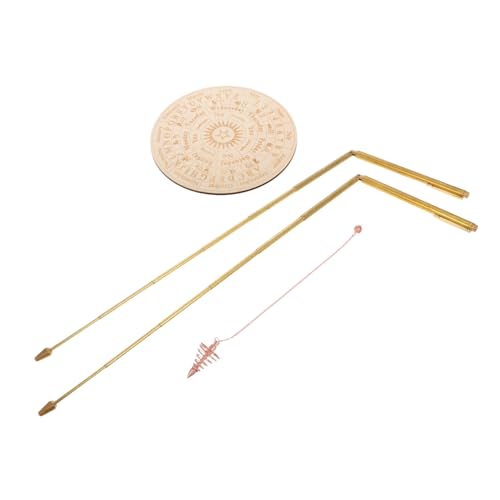 Tiges de pendule en cuivre haute sensibilité et tapis de radiesthésie précis