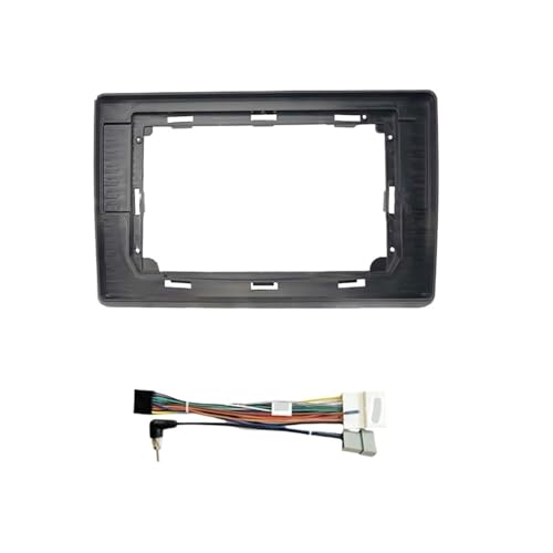 Kit Di Montaggio Per Cruscotto Di Auto Da 9 Pollici Con Lettore DVD GPS Mp5 Adatto Per Nissan NV400 Adatto per Renault Master Auto Plancia Telaio Autoradio Mascherina(Frame 2 Nissan Cable)