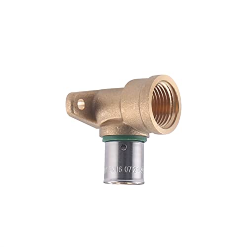 Raccord PER à Sertir Coude Applique Murale Ø16 - Femelle 15x21 NOYON & THIEBAULT